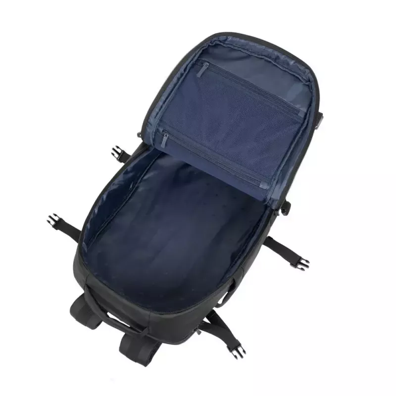 Mochila de ocio Rivacase Tegel 8465 negra poliéster RESPETUOSA CON EL MEDIOAMBIENTE