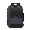 Mochila de ocio Rivacase Tegel 8465 negra poliéster RESPETUOSA CON EL MEDIOAMBIENTE
