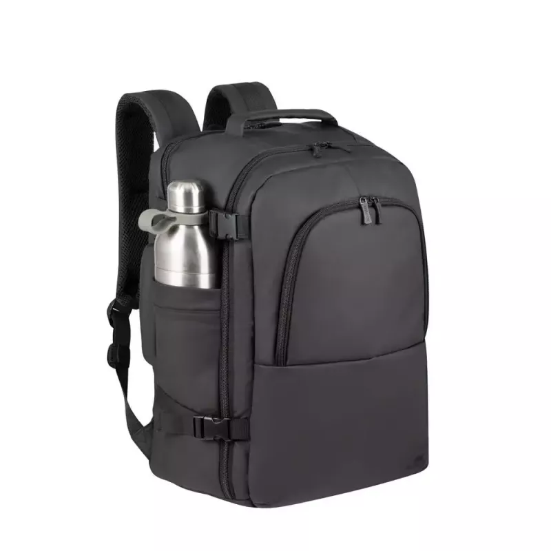 Mochila de ocio Rivacase Tegel 8465 negra poliéster RESPETUOSA CON EL MEDIOAMBIENTE