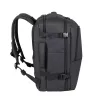 Mochila de ocio Rivacase Tegel 8465 negra poliéster RESPETUOSA CON EL MEDIOAMBIENTE