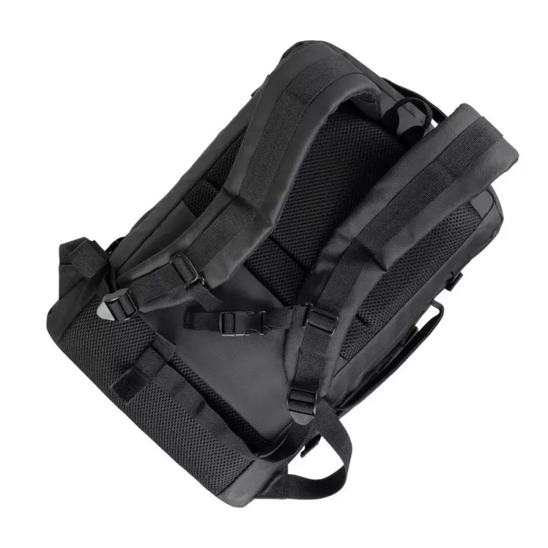 Mochila de ocio Rivacase Tegel 8465 negra poliéster RESPETUOSA CON EL MEDIOAMBIENTE