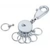 Llavero TROIKA KYR60/MC plateado metal 25mm