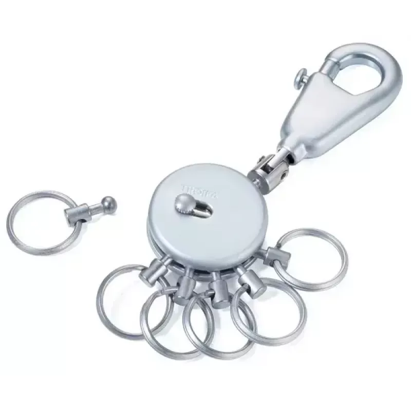 Llavero TROIKA KYR60/MC plateado metal 25mm