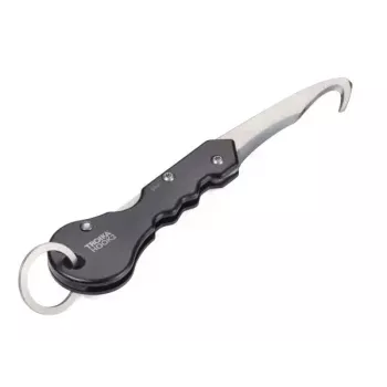 Llavero TROIKA KTL88-BK negro plateado 20g