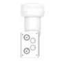Convertidor de bloque de bajo ruido (LNB) Hama 00205375 10,7 - 12,75 GHz blanco