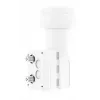 Convertidor de bloque de bajo ruido (LNB) Hama 00205375 10,7 - 12,75 GHz blanco