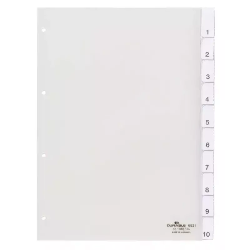 Índice numérico Durable 6821-19