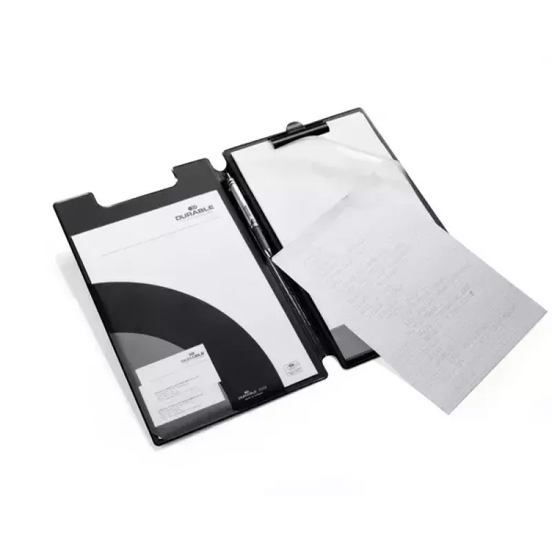 Tabla con pinza Durable 2332-01 A4 PVC negro