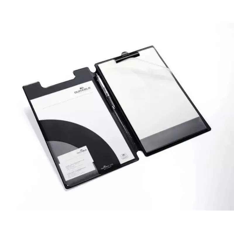 Tabla con pinza Durable 2332-01 A4 PVC negro