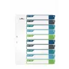 Índice de pestañas en blanco Durable 679527 multicolor polipropileno PP