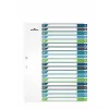 Separadores en blanco Durable 679727 multicolor polipropileno 245 x 305 mm