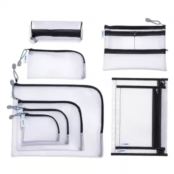 Funda de visión HERMA A4 negra material EVA 230x320mm