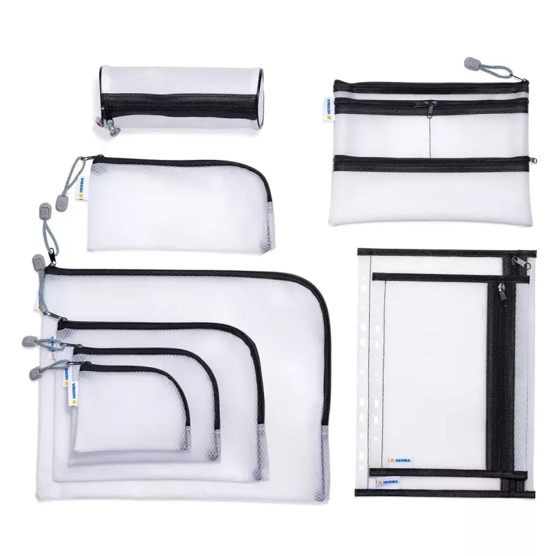 Funda de visión HERMA A4 negra material EVA 230x320mm