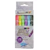 Rotulador WEDO 252 700699 6 unidades negro azul verde magenta lila amarillo
