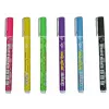Rotulador WEDO 252 700699 6 unidades negro azul verde magenta lila amarillo