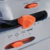 Rexel Optima 70 grapadora eléctrica, 70 hojas, metal, negro/plateado/naranja