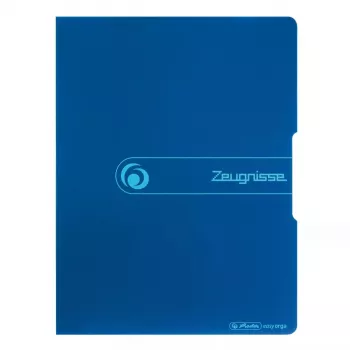Carpeta convencional Herlitz Zeugnisse polipropileno (PP) azul A4