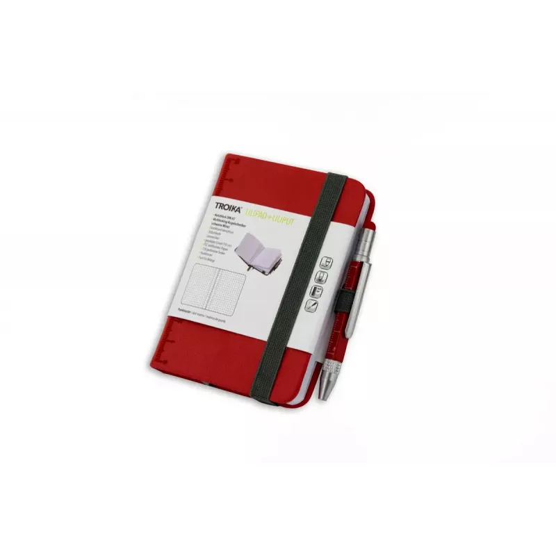 Bloc de notas TROIKA NPP25/RD A7 Rojo tapa dura