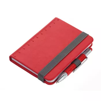 Bloc de notas TROIKA NPP25/RD A7 Rojo tapa dura
