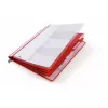 Durable Carpeta de personal con carril de suspensión, A4, 5 compartimentos, rojo
