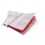 Durable Carpeta de personal con carril de suspensión, A4, 5 compartimentos, rojo