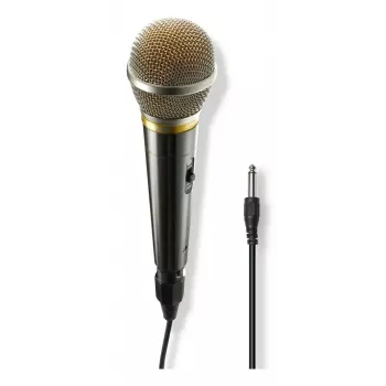 Micrófono dinámico Hama Vocal Pro negro