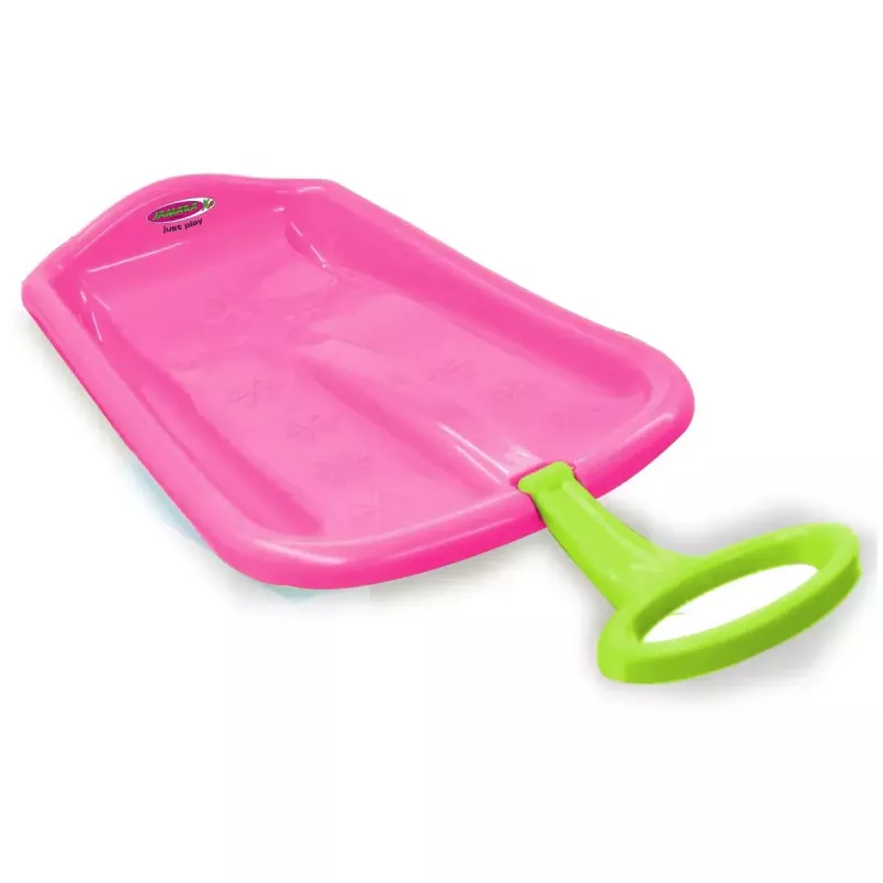 Trineo Jamara Snow Play Bob Arrow rosa plástico 346x740x112mm