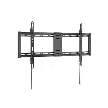 Soporte de pared fijo y plano para TV EQUIP para pantallas de 43 a 95 pulgadas, VESA 200×200–800×400, carga máx. 75 kg, negro