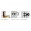 Soporte de pared fijo y plano para TV EQUIP para pantallas de 43 a 95 pulgadas, VESA 200×200–800×400, carga máx. 75 kg, negro
