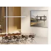 Soporte de pared fijo y plano para TV EQUIP para pantallas de 43 a 95 pulgadas, VESA 200×200–800×400, carga máx. 75 kg, negro