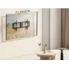 Soporte de pared para TV EQUIP 43 pulgadas–95 pulgadas inclinación perfil bajo para televisores de 75 kg, VESA 200x200–800x400, inclinación 0–8°, distancia a la pared 4,2 cm, negro