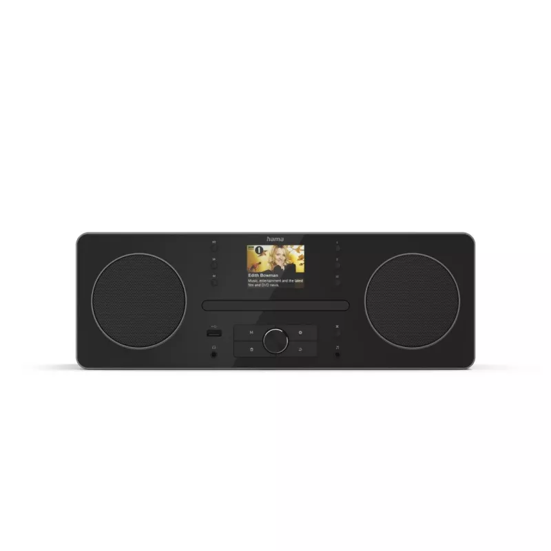 Radio personal Hama 00054254 digital negra, gris