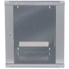 Armario de red Intellinet 19 pulgadas – montaje en pared (estándar), 12U, 600 mm de profundidad, gris, embalaje plano, máx. 60 kg, puerta de metal y cristal, panel trasero, laterales desmontables, también apto para colocación sobre mesa o suelo, profundidad útil 410 mm, piezas para instalación en pared (p. ej. tornillos/tacos) no incluidas
