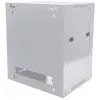 Armario de red Intellinet 19 pulgadas – montaje en pared (estándar), 12U, 600 mm de profundidad, gris, embalaje plano, máx. 60 kg, puerta de metal y cristal, panel trasero, laterales desmontables, también apto para colocación sobre mesa o suelo, profundidad útil 410 mm, piezas para instalación en pared (p. ej. tornillos/tacos) no incluidas