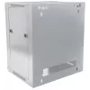 Armario de red Intellinet 19 pulgadas – montaje en pared (estándar), 12U, 600 mm de profundidad, gris, embalaje plano, máx. 60 kg, puerta de metal y cristal, panel trasero, laterales desmontables, también apto para colocación sobre mesa o suelo, profundidad útil 410 mm, piezas para instalación en pared (p. ej. tornillos/tacos) no incluidas
