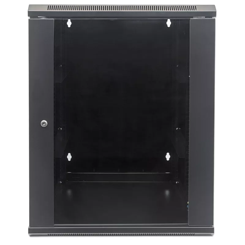 Intellinet 712019 armario de red de pared 19", 15U, negro (RAL 9005)
