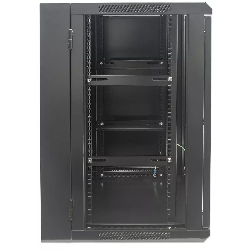 Intellinet 712019 armario de red de pared 19", 15U, negro (RAL 9005)