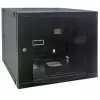 Intellinet 713863 armario de red de pared de 19" con bastidor abatible, 12U, 593 x 540 x 600 mm, sin montar, negro