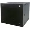 Intellinet 713863 armario de red de pared de 19" con bastidor abatible, 12U, 593 x 540 x 600 mm, sin montar, negro