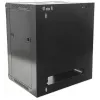 Armario de red Intellinet 19 inch - montaje en pared (estándar), 15HE, 600 mm de profundidad, negro, desmontado, máx. 60 kg, puerta de metal y cristal, panel trasero, laterales desmontables, también apto para colocación sobre mesa o suelo, profundidad útil 410 mm, piezas de montaje en pared no incluidas