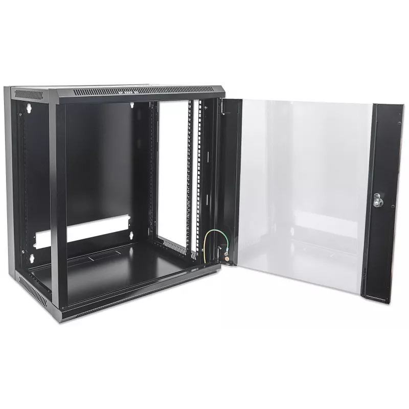 Intellinet 711937 armario de red de pared de 19", 15U, 770 x 570 x 450 mm, sin montar, gris