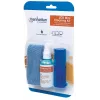 Kit de limpieza de pantallas Manhattan (Mini), sin alcohol, incluye solución de limpieza (60 ml), cepillo y paño de microfibra, ideal para monitores/portátiles/teclados, etc., tres años de garantía