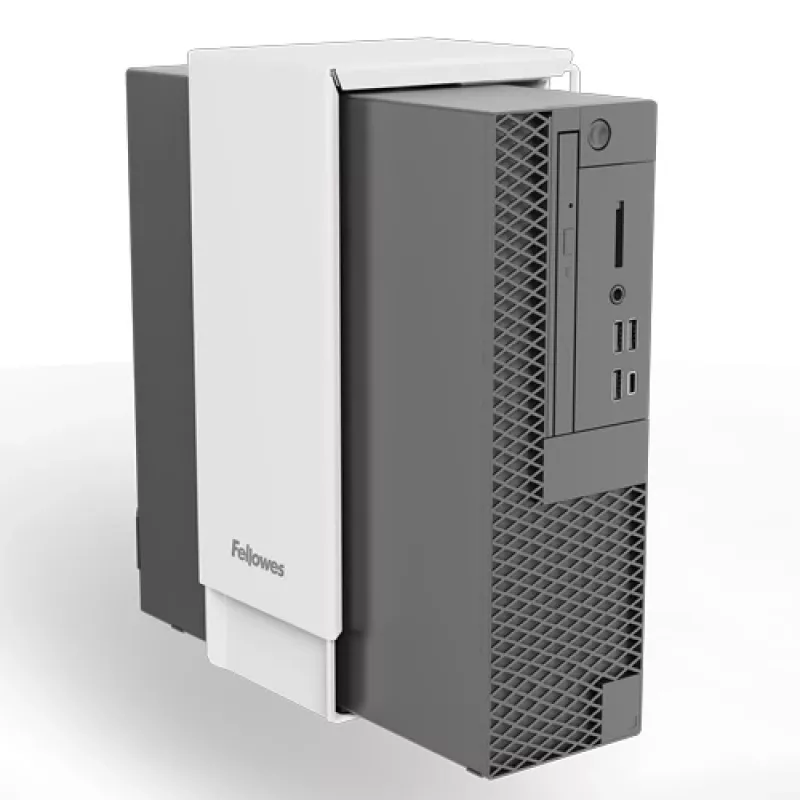Soporte de CPU Fellowes 100136876 Soporte de CPU bajo el escritorio Blanco