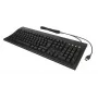 Teclado KeySonic KSK-8041U-CR Universal USB Alemán Negro