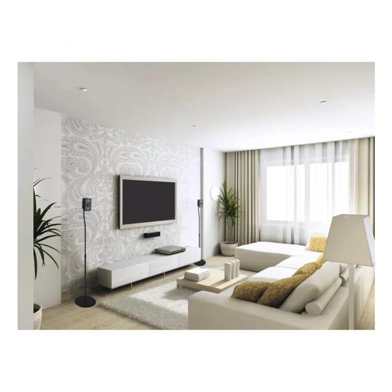 Soporte de suelo para altavoces Hama 00220882 negro
