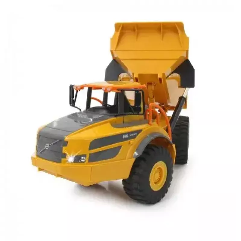 Camión volquete Jamara Volvo A40G radiocontrol motor eléctrico 1:20