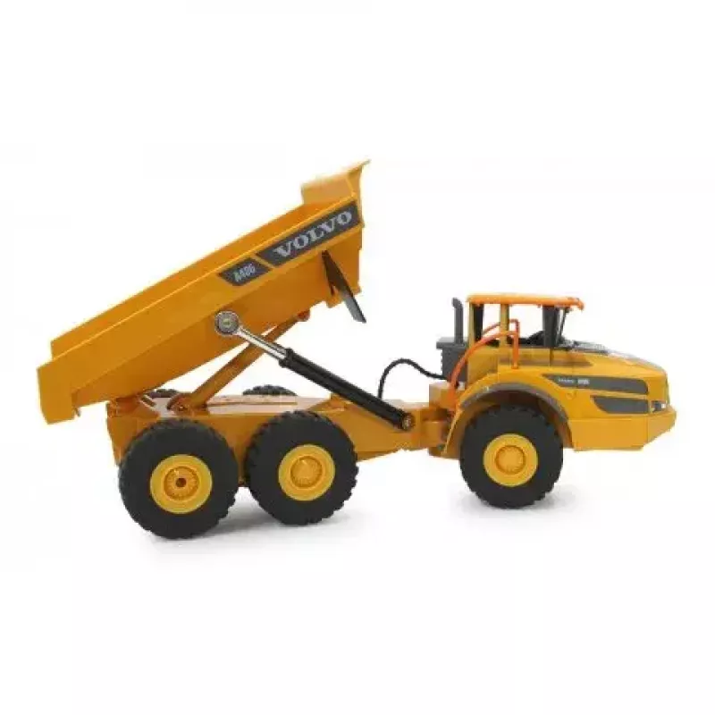 Camión volquete Jamara Volvo A40G radiocontrol motor eléctrico 1:20