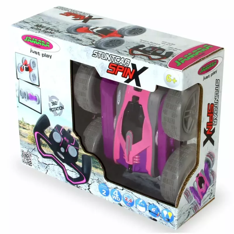 Coche acrobático Jamara SpinX motor eléctrico 6 años litio-ion 500 mAh