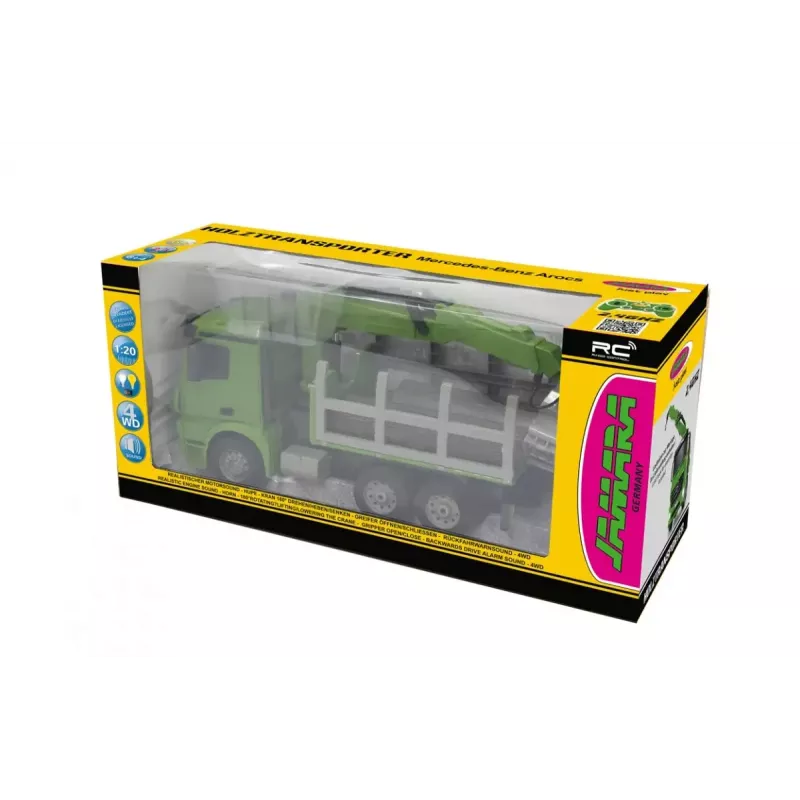 Camión RC Jamara camión portacontenedores motor eléctrico 1:20