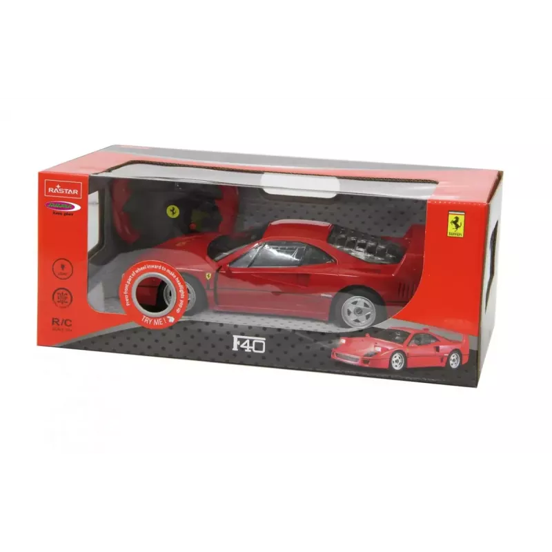 Coche Jamara Ferrari F40 motor eléctrico 1:14 para niños a partir de 6 años